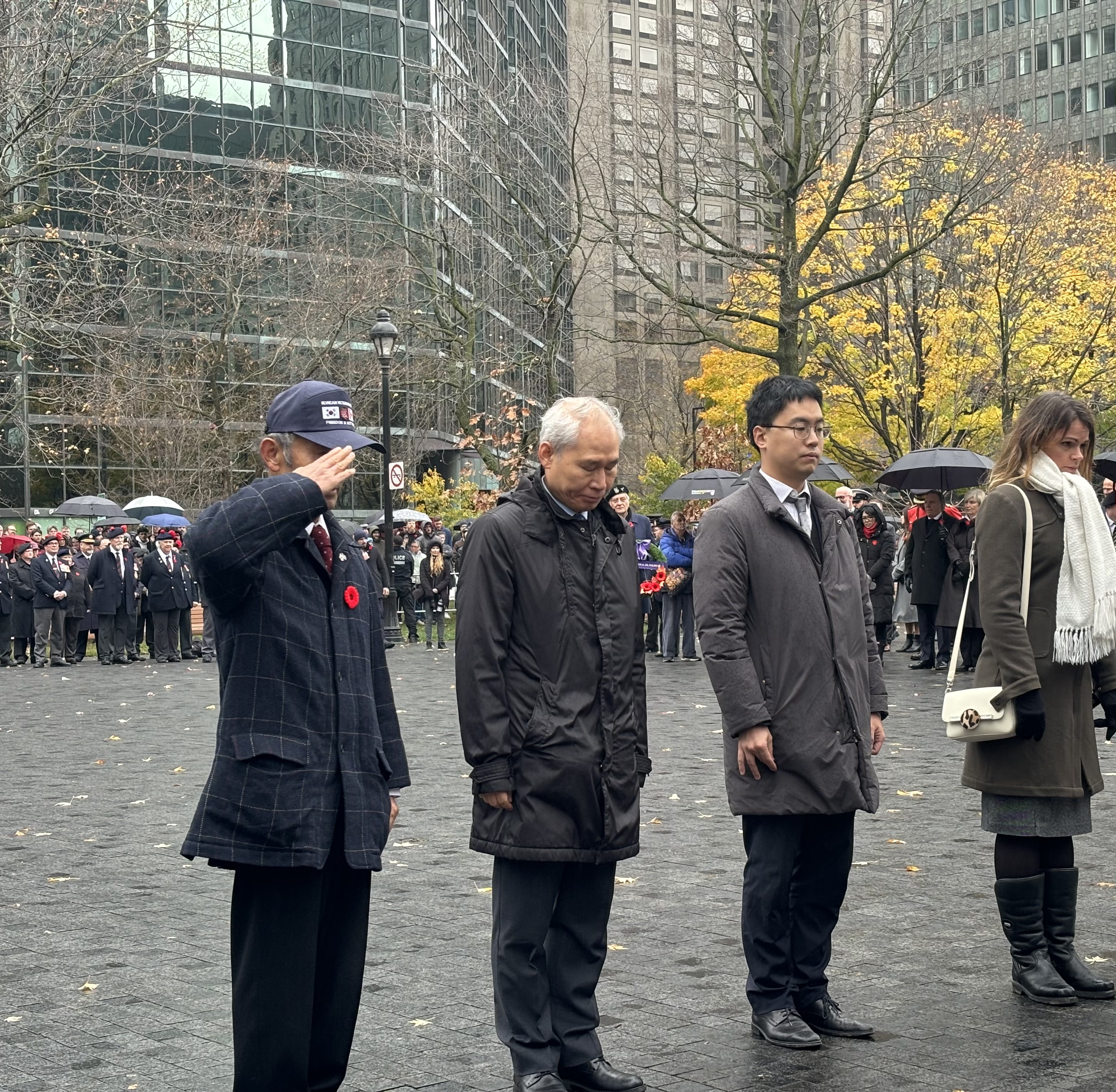 주재국 현충일(Remembrance Day) 행사 참석(11.11)